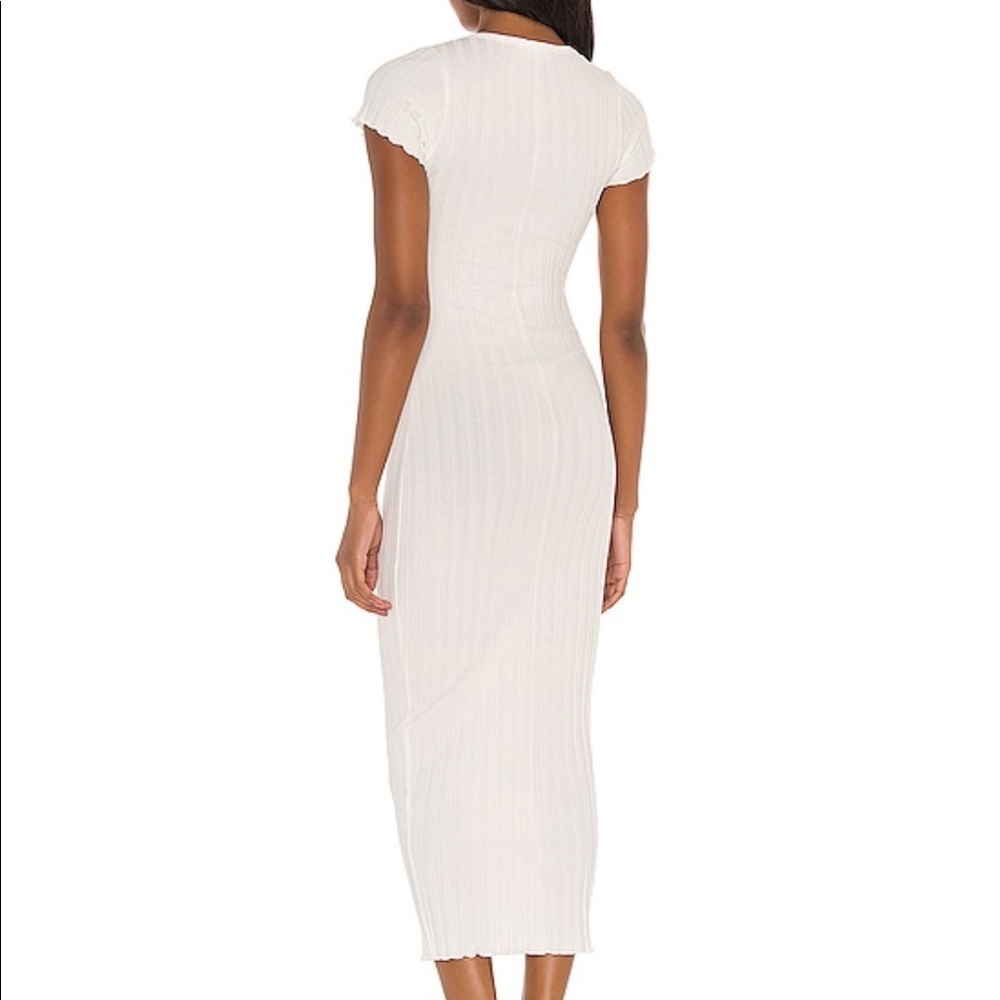 NEW Privacy Please white midi dress XXS - Picture 3 of 8